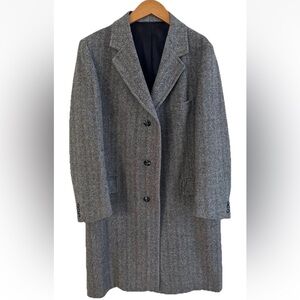 Pendleton Vintage 100% Virgin Wool Button Down Overcoat Men’s Large Sz 45 Chest